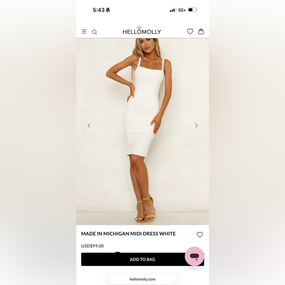 Hello Molly made in Michigan dress
